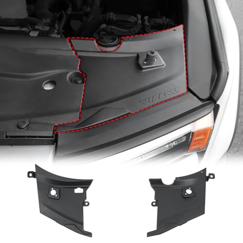LaIIker Engine Compartment Side Protection Plate Suitable for 2024-2026 Toyota Land Cruiser 250 Prado Lc250 Headlight Protective Cover 2025 Land Cruiser Accessories(Version 1958 is Not Applicable)