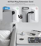 Desk Grommet Power Outlet, 2.5 inch Desktop Recessed Outlet with 20W Fast Charging USB-C Port, Flush Mount Outlet for Conference Rooms, Office Tables, Furniture (Black, 6FT)