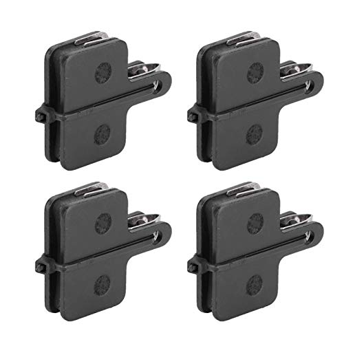 4 pares de pastilhas de freio de bicicleta, pastilhas de freio a disco de bicicleta, semi-metal para