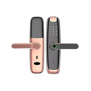 amiciSmart Biometric Door Lock, WiFi Smart Lock Smartlife App Compatible with Multiple Unlock Options, Fingerprint Unlocking
