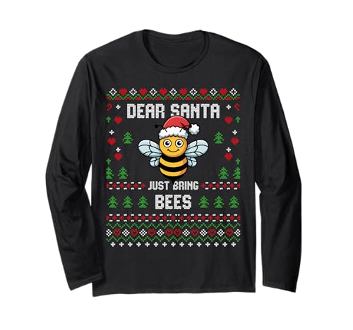 Dear Santa Beekeeper Bee Christmas Honey Ugly Xmas �Z�[�^�[ ����T�V���c