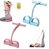 Élastique Résistant & Confortable: Fabriqué avec un tube de résistance épais et durable, l’appareil offre une excellente élasticité et une longue durée de vie. Les poignées et les pédales sont recouvertes de mousse souple antidérapante pour un confort optimal.