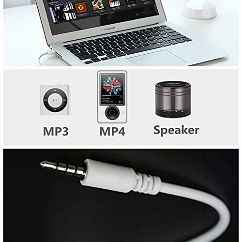 Koffmon Usb A To 3.5Mm Male Cable Line Lead Wire Charger Cord Compatible With Beats By Dr.dre Studio Wireless Headphones (White) #TOP4