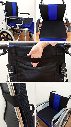 Wheelchair Dedicated Cushion for Back Support,Sciatica & Back Pain Relief - Seat Pad for Transport Chair & Electric Scooter - Image 5