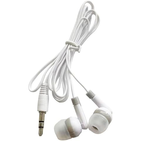 TEUEN Wired Headphones in-Ear Cell Phone Computer Universal 3.5mm Earbuds 1 Meter Cover
