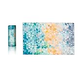 YOGA DESIGN LAB The Hand Towel | Premium Quick Dry Colorful Eco Printed Fitness Towel | Designed in Bali | Non Slip Ideal for Bikram, Hot Yoga, and Outdoor Sports | Soft, Cute! (Tribeca Flow)