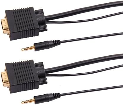 BlackWeb VGA M - M with 3.5mm Audio Cable, 10
