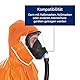 Dräger SPC 4400 CLF begrenzt wiederverwendbarer Schutzanzug gegen Staub und Flüssigkeiten | hohe Beständigkeit gegen Lack & Chemikalien | Gr. L