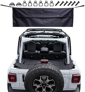GPCA Freedom Pack PRO Copertura Bagagliaio Per Jeep Wrangler JL 2018-2023, 4 Porte, Con Anelli A D, Impermeabile