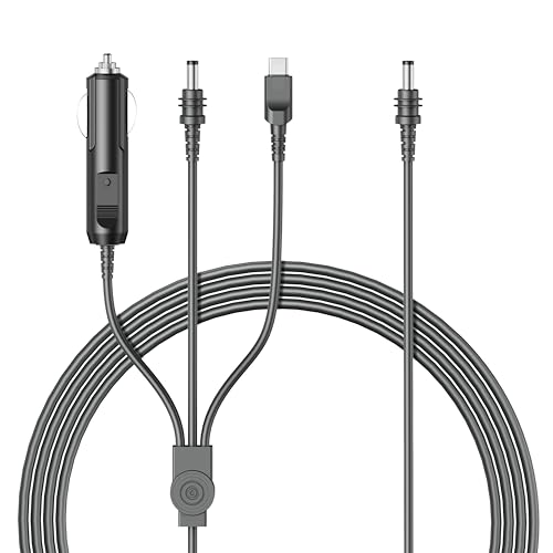 Ureegle 3 in 1 Starlink Mini Cable 10FT - 100W USB C 12-24V Car Charger and DC Male Power Cord for Starlink Mini Power - Waterproof Starlink Accessories for Outdoor Camping