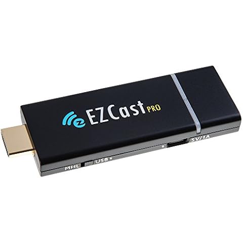 EZCast PRO Dongle Wireless Presentation Smart TV Stick High Speed MIMO 2T2R WiFi HDMI, Supports 4 to 1 Split Screens Cover