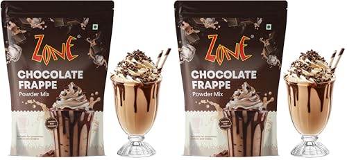 Image of Zone Chocolate Frappe Powder | Premium Cafe-Style Frappe Base for Cold Coffees, Milkshakes, Mochas, Iced Coffees & Desserts | Smooth & Creamy Instant Mix | 1kg Pack - More Servings, Perfect For Cafe Restaurants & Professional Use