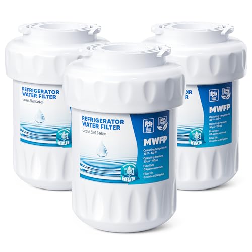 RWF0600A Water Filter, Fit for MWF GE Water Filter, GE MWF, SmartWater MWFP, MWFA, GWF, HDX FMG-1,...