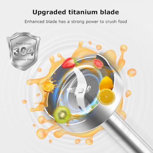Bonsenkitchen Immersion Hand Blender, Smoothie, Puree, Baby Food - image 4