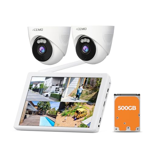 Amazon.co.jp: 【半球型・24時間録画】ACEMO 防犯カメラ 監視カメラ