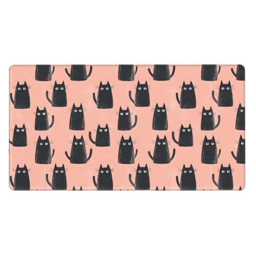 Grand tapis de souris de jeu PC portable tapis de bureau en caoutchouc