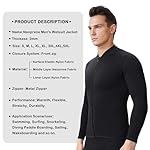 TBLUITE Women Wetsuit Top Swim Jacket Mens Youth Wet Suit Shirt 2mm Neoprene Thermal Swimsuit Front Zip Long Sleeve Cold Water Keep Warm Snorkeling Diving Surfing - Image 5