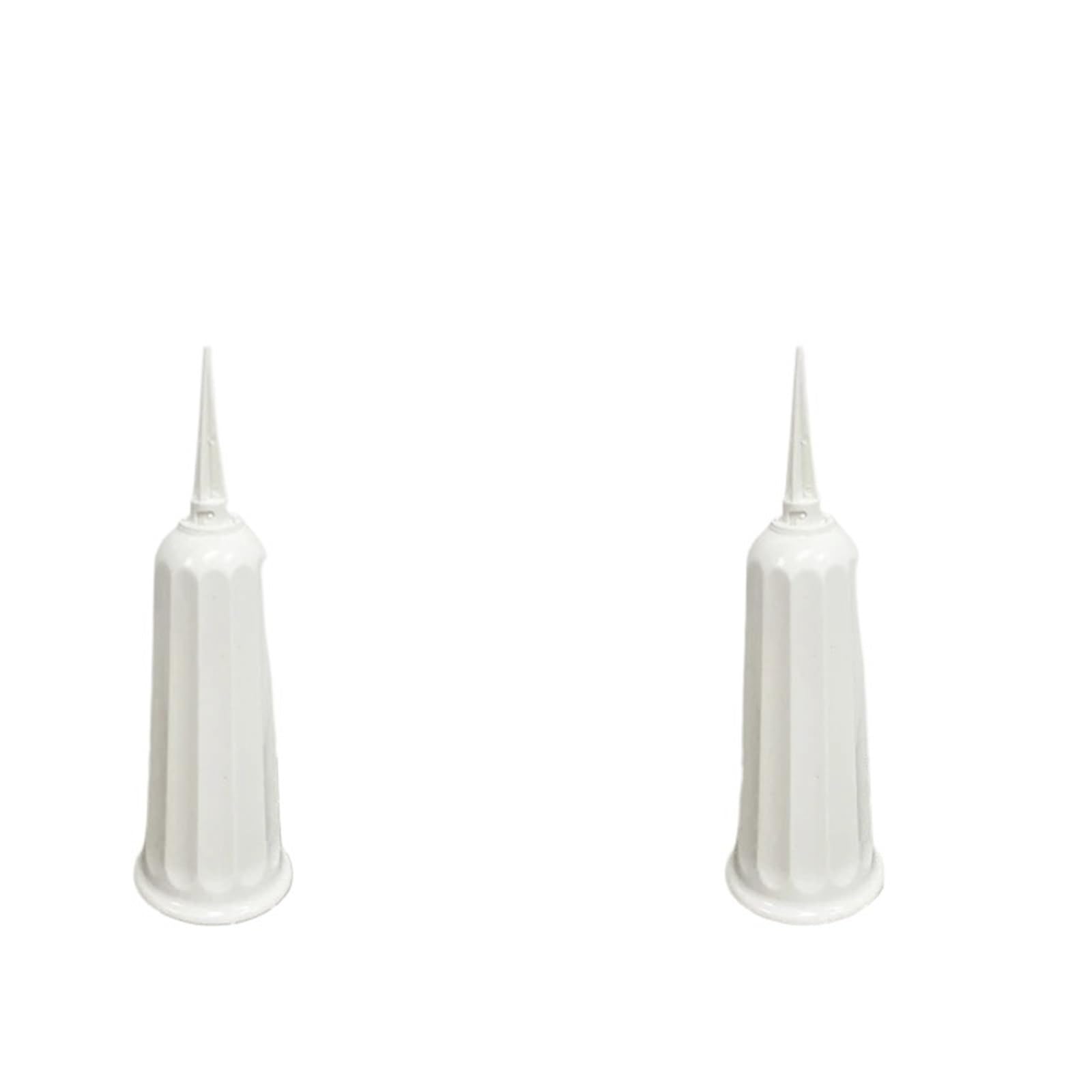 Grave Vase 2/1PC Cemetery With Spikes Plastic Floral Holder For Gravestone Grave Yard Ground Outdoor Flower Marker Decorations for cemetery(2PCS White)