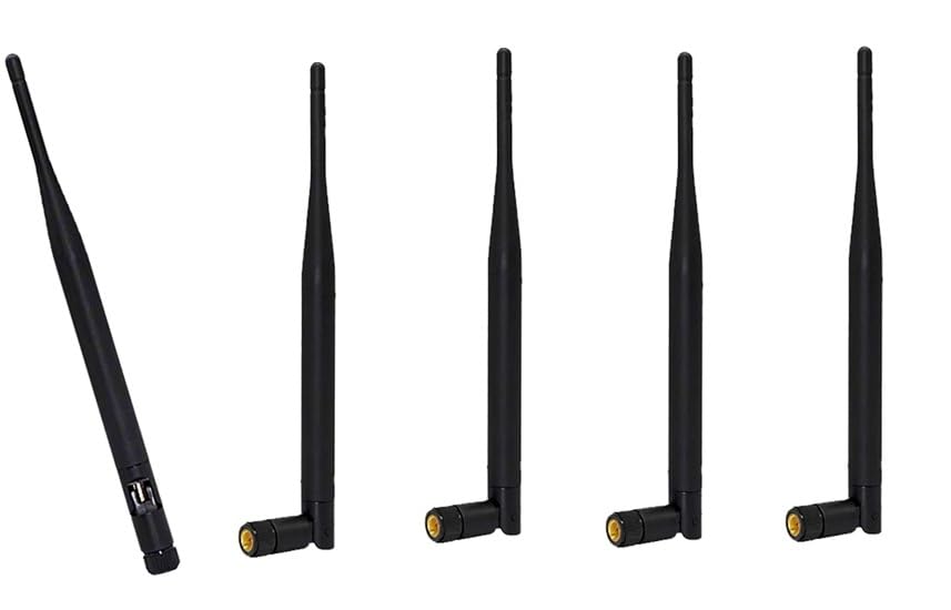 XpertTele 5dbi Whip Rubber Duck Omni Directional WiFi Antenna 2.4GHz 5GHz 5.8GHz for WiFi Wireless Network Card/USB Adapter/Security IP Camera/Video Surveillance Monitor SMA Male- 05 Pc.-image-38