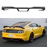 Rear Trunk Wing Spoiler for 2015-2023 Ford Mustang (Fastback/Convertible/GT/S650/Ecoboost/Dark Horse/Premium) All Models, Mustang Spoiler Accessories (Gloss Black)