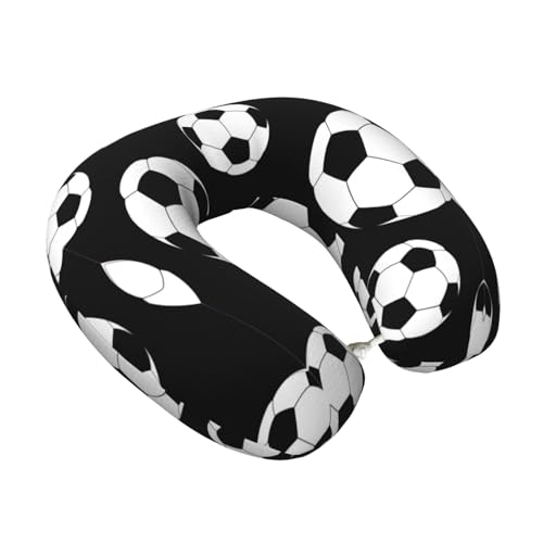 Almohada de poliéster para cuello negra tamaño único miniatura 2