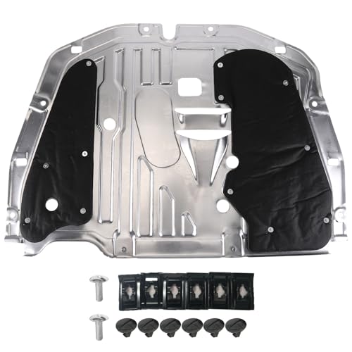 Image of 74110-TBA-A00 Engine Splash Shield fit for Honda Civic 2016-2021 2020 2019 2018 2017 Engine Guard Under Car Shield Cover Replace 74112-TBA-A00 90674-TY2-A01