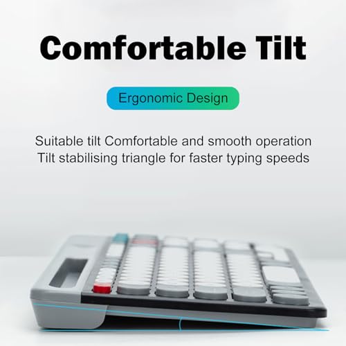Combo de teclado y ratón inalámbrico Bluetooth de membrana recargable de 2.4G 6