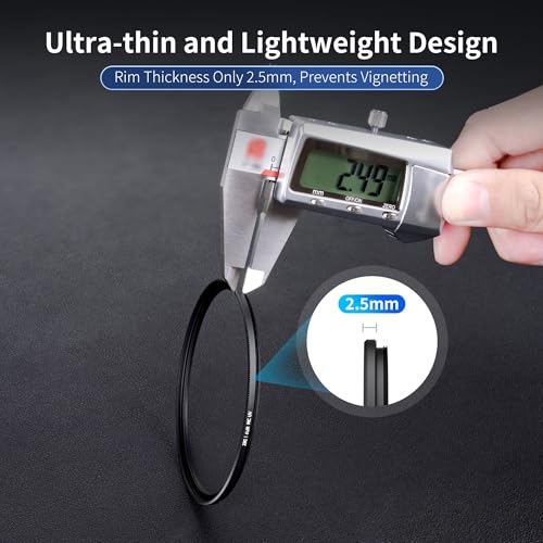JJC 67mm Ultra Low Reflectivity UV Lens Protection Filter with 44 Multi-Coated, Waterproof Oil-Proof Scratch Resistant HD Camera Lens Filter