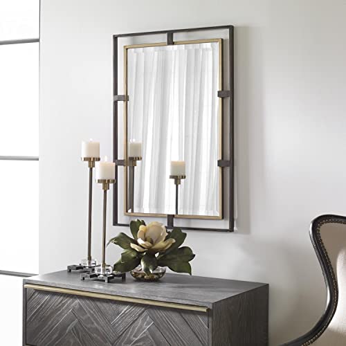Uttermost 09711 Carrizo Rectangle Mirror, Multi Color #TOP13