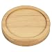 M METERXITY 6 Pack Planter Saucers - Bamboo Round Flowerpot Drip Trays Apply to Outdoor/Garden (6.5cm OD)