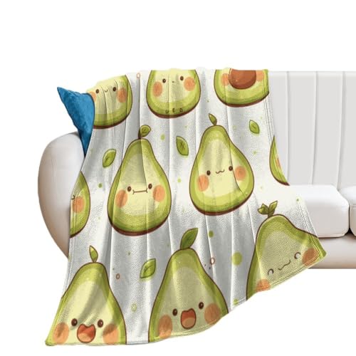 Couverture flanelle avocat plaid doux de qualité supérieure lit sofa - 3