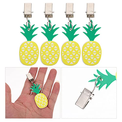 Upkoch Wedding Decor 12 Pcs Tablecloth Weights Picnic Table Clips Tablecloth Weights Pineapple Tablecloth Holder Table Cloth Clips Outdoor Decor #TOP4