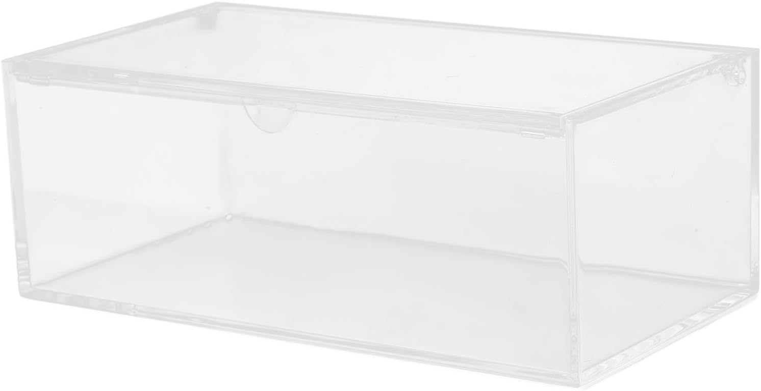 GALPADA Acrylic Dryer Sheet Holder Box with Lid for Laundry Room