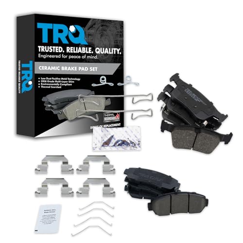 TRQ Front and Rear Ceramic Pads