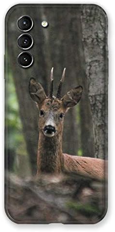Wooden Case for Samsung Galaxy S21 with Deer Hunting