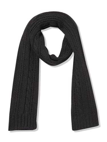 DKNY womens Cold Weather Faux Fur Pom Cable Box Set (Hat, Scarf)2