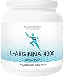 EXVital L-Arginin 4000 hochdosiert, 320 Kapseln in deutscher Premiumqualität, 2-3 Monatskur, semi-essentielle Aminosäuren 1er Pack (1x 403g)