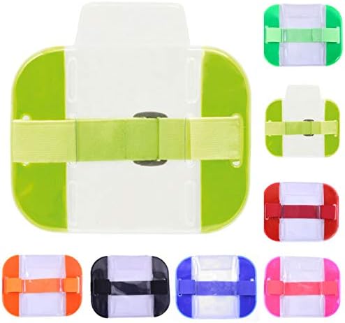 Pack of 10 High Visibility Security Arm Band ID Badge Card Holder SIA ...