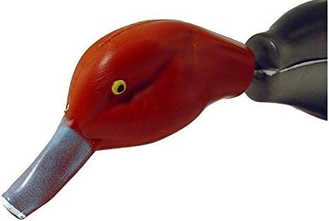 Dokken Redhead Duck for Gun Dog Training and Pro Whistle for Shed Hunting Dogs (Orange) D300/W100
