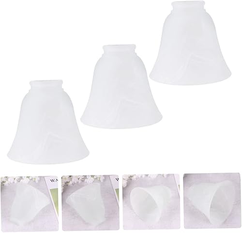 Miniatura 4 de Cubierta de pantalla de interfaz de vidrio esmerilado E27, cubierta de luz decorativa moderna para sala de estar