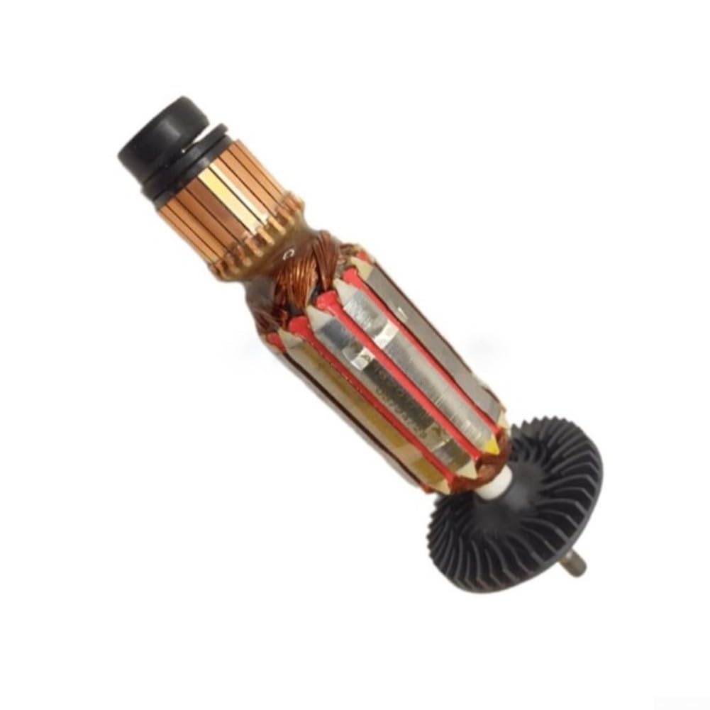 Rotor de armadura de repuesto para amoladora angular DWE8300 DWE8310, alambre de cobre diseñado para tolerancias de equipos originales, mecanizado de precisión, robusto y fácil