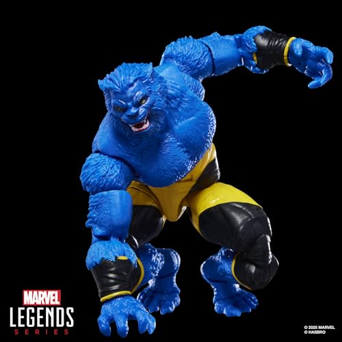 Marvel Legends Series Marvel's Beast, Astonishing X-Men Comics-Inspired Collectible 6-Inch Scale Action Figure with Character-Sized Comic Accessory - image 4