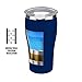 Tahoe Trails 20 oz Stainless Steel Tumbler with Lid, Double Wall Vacuum Insulated Travel Cup, Great for Cold or Hot Drinks, Royal Blue