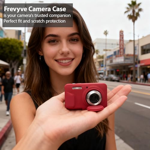 Funda para Cámara Kodak PIXPRO FZ55 Color Rojo Oscuro miniatura 4