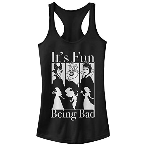 Débardeur Disney noir femme XXL It's Fun Being Bad racerback graphic tank top