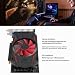 Zunate GTX1050 Gaming Grafikkarte, 2 GB DDR5, 928 MHz, PCI Express 2.0 16X Steckplatz, 128 Bit PCIE Grafikkarte mit Lüfter