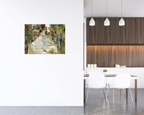 Tableau Murale Sorolla Réparer la voile impression sur toile 115x80cm - 3
