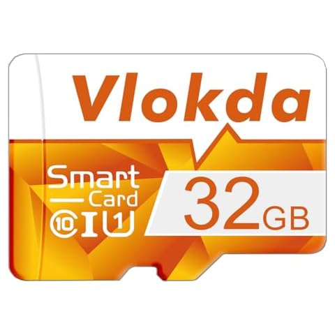 32G SD Card for Dash Cam 32GB Memory Card for Dash Camera, 100MB/s, C10, U1, Full HD, Card, Ultra High Speed TF Card for Dash Cam, Smart Phone, PC Cover