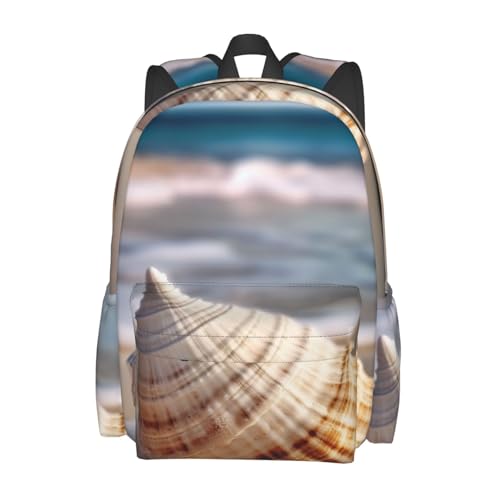 Travel Backpack for Women Men Ocean Seashell Casual Daypack Large Capacity Nurse Bag2