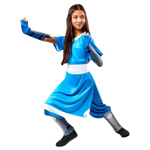 Rubies Offizielles Avatar The Last Airbender Korra Katara Kinderkostüm, Kinderkostüm, Größe Alter 9–10 Jahre